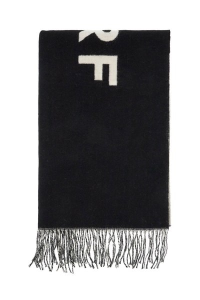 Marc Jacobs Reversible Wool Scarf In Seven