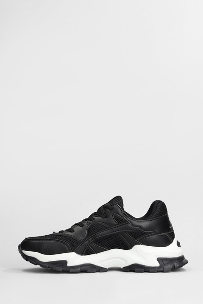 Sneakers In Black Synthetic Fibers