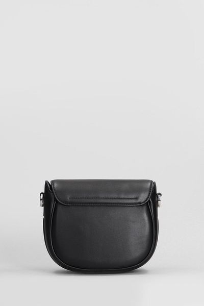 The Saddle Bag Shoulder Bag In Black Leather