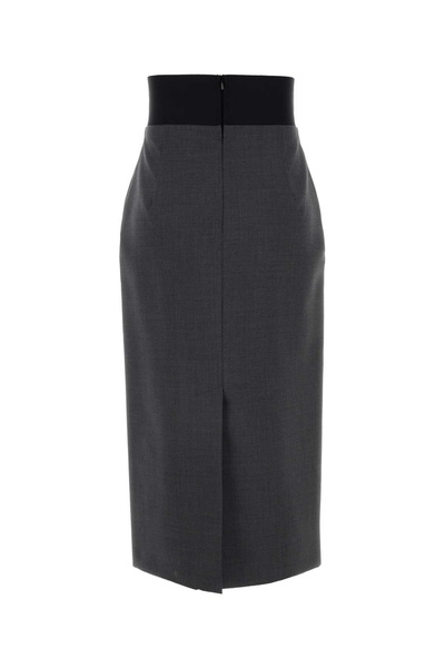 Dark Grey Wool Anny Skirt