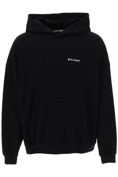 Palm Angels Logo-embroidered hoodie