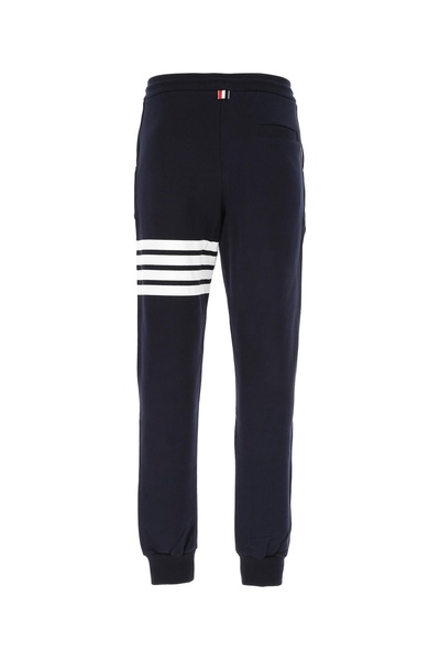 Navy Blue Cotton Joggers