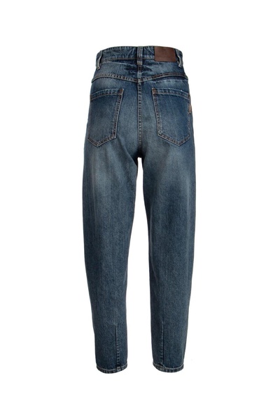 High-waist Tapered Jeans