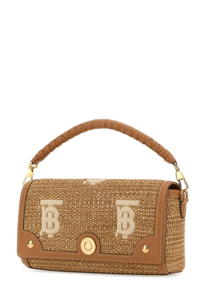 Camel Raffia Handbag