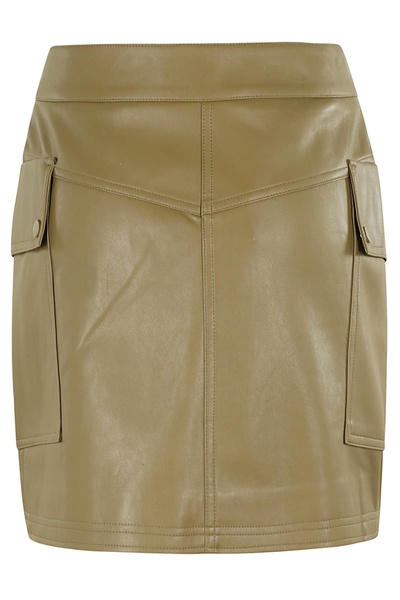 Gradual Faux Leather Miniskirt