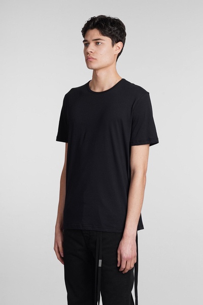 T-shirt In Black Cotton