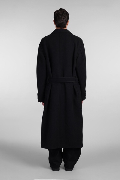 Coat In Black Wool