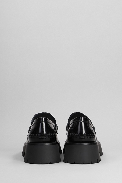 Loafers In Black Leather