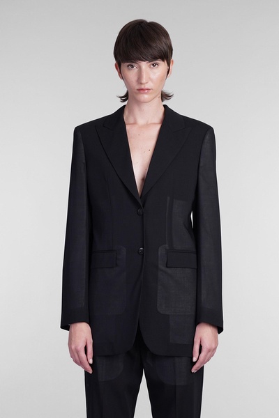 Blazer In Black Wool