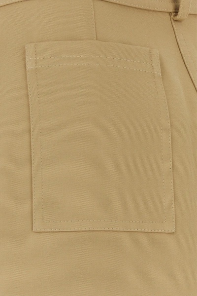 Bottega Veneta Woman Beige Cotton Skirt