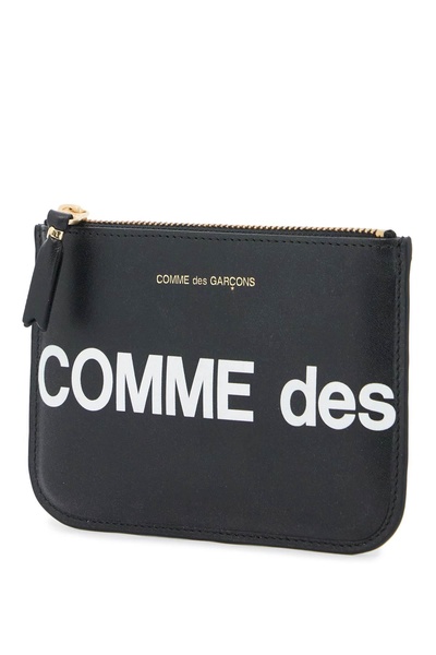 Comme Des Garcons Wallet Huge Logo Pouch