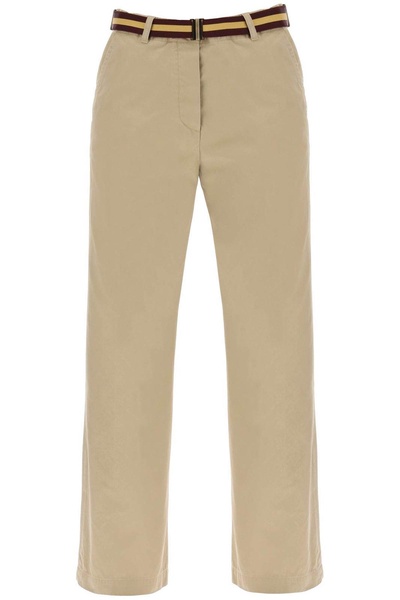 Belted Straight Leg Pants