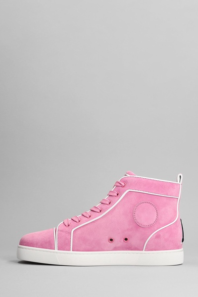 Varsilouis Flat Sneakers In Rose-pink Suede