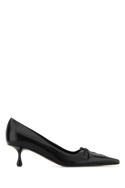 Jimmy Choo Woman Black Nappa Leather Scarlett 50 Pumps