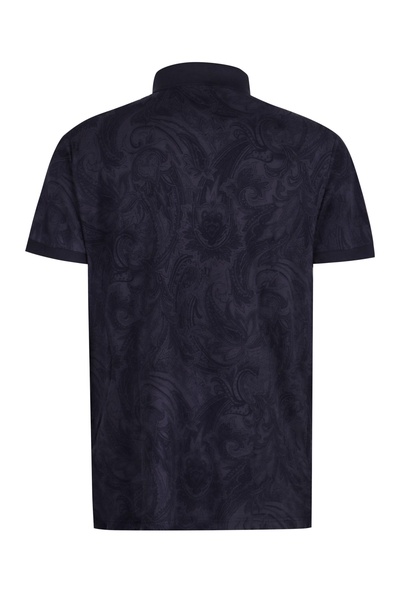 Etro Short Sleeve Cotton Polo Shirt