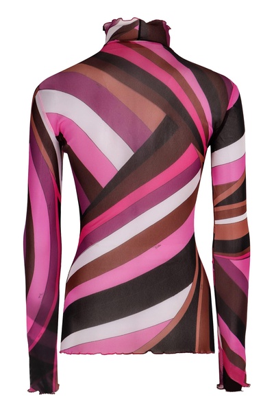 Pucci Printed Long-Sleeve Top