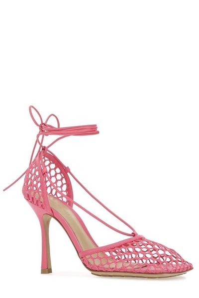 Stretch Lace-up Sandals