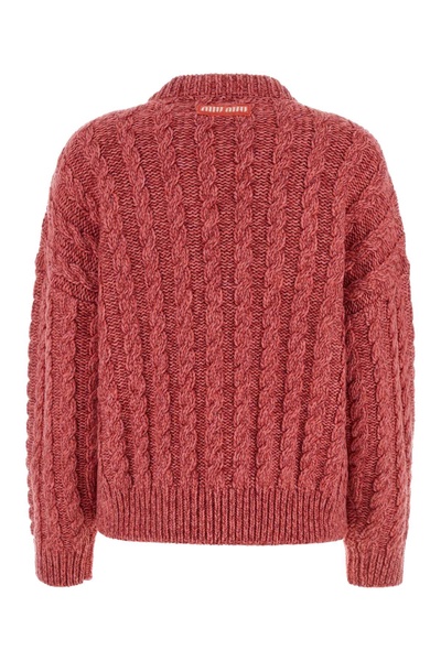 Miu Miu Logo Patch Knitted Jumper