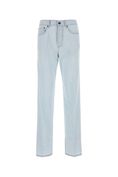 Miu Miu Mid-Rise Straight-Leg Denim Jeans