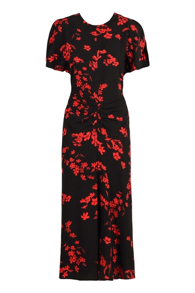 Victoria Beckham Printed Crepe Dress