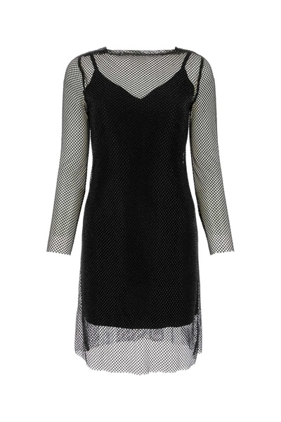 Max Mara Woman Embellished Mesh Vezzo Mini Dress