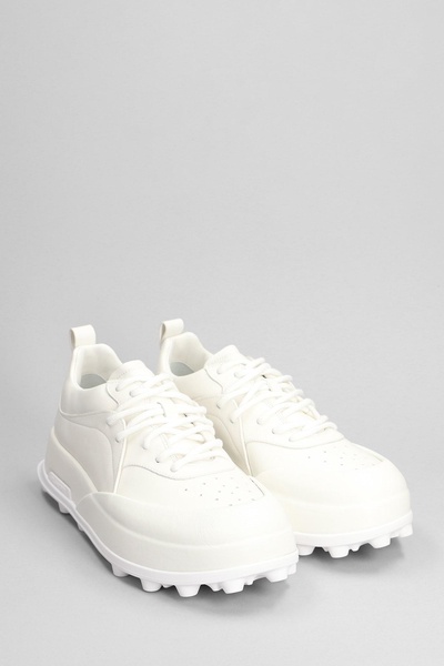 Sneakers In White Leather