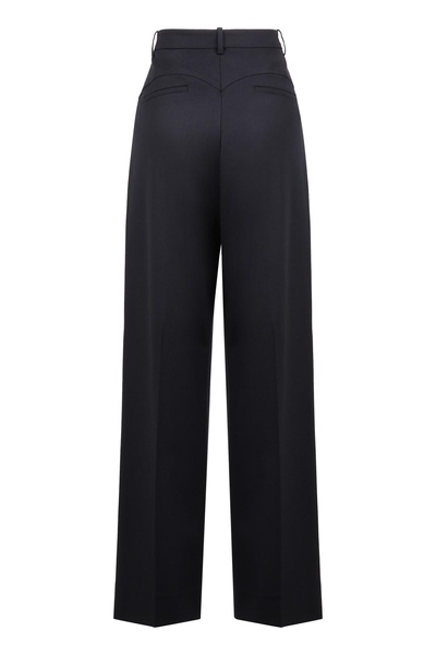 Victoria Beckham High-Waist Wide-Leg Trousers