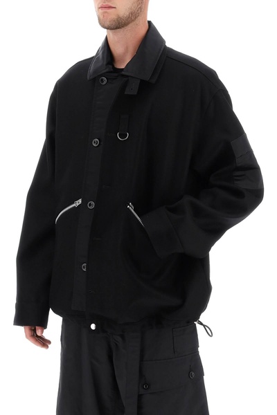 Melton Wool Blouson Jacket