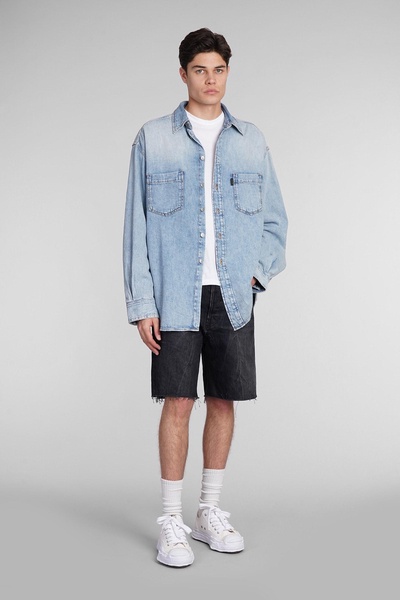 Oscar Denim Jackets In Blue Cotton