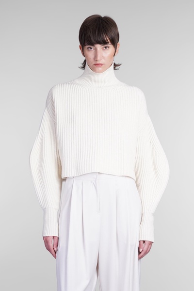 Knitwear In Beige Wool