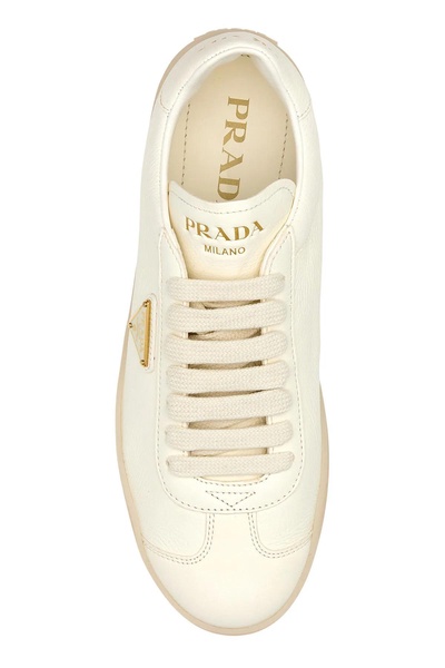 Ivory Leather Downtown Sneakers