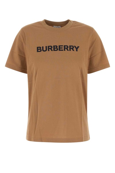 Burberry Woman Biscuit Stretch Cotton T-Shirt