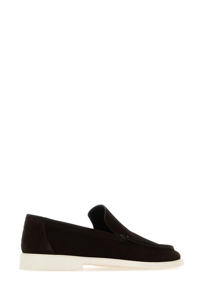 Dark Brown Suede Astaire Loafers