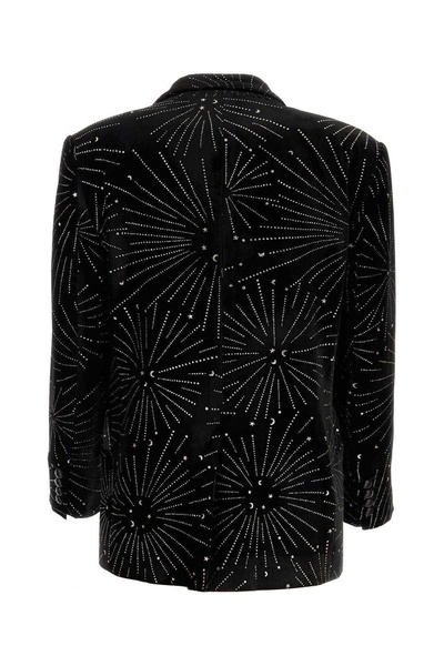 Corazon Tomboy Embellished Button-up Blazer