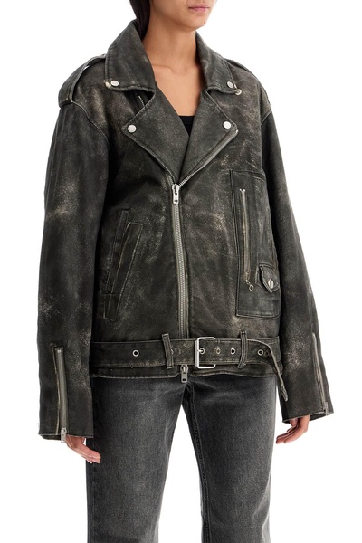 Lee's Faux Leather Biker Jacket With