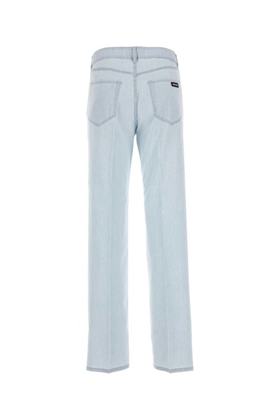 Miu Miu Mid-Rise Straight-Leg Denim Jeans