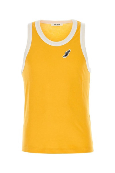 Yellow Cotton Abebe Tank Top