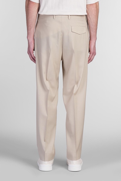 Vincent Pants In Beige Wool