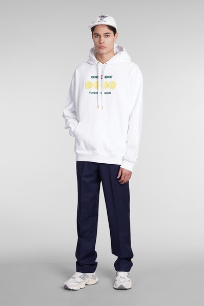 Sweatshirt In White Cotton