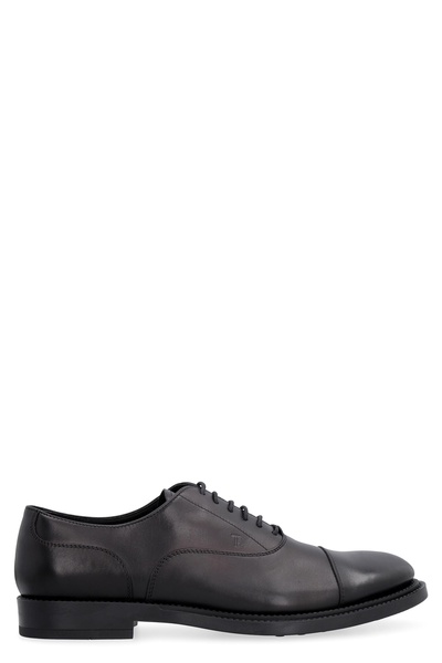 TOD'S Smooth Leather Lace-Up Shoes for Men