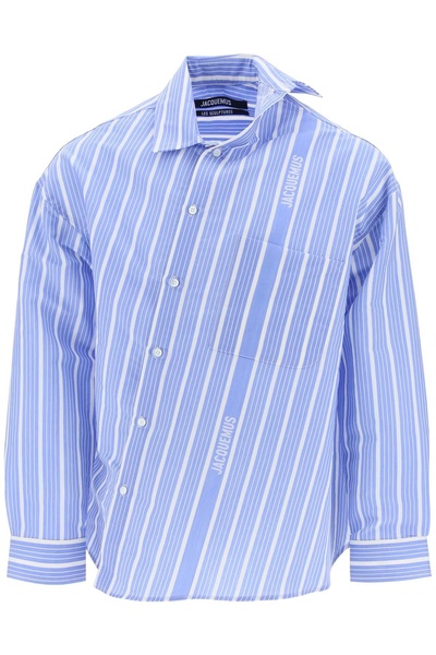 JACQUEMUS The Checkered Silk Blend Shirt