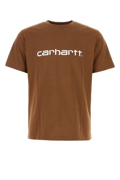 Brown cotton t-shirt