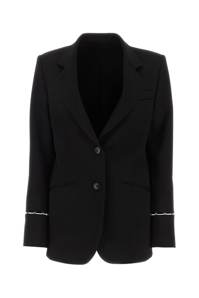 Black wool blazer