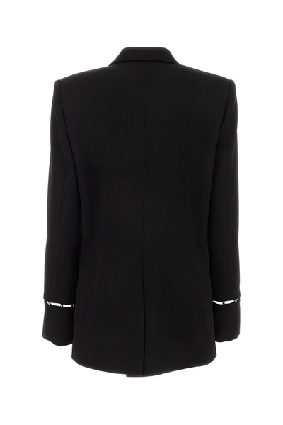 Black wool blazer