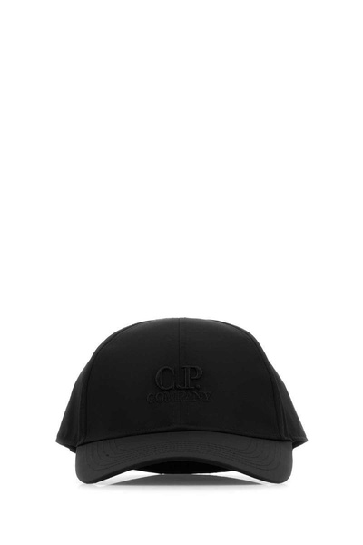 Black nylon baseball cap