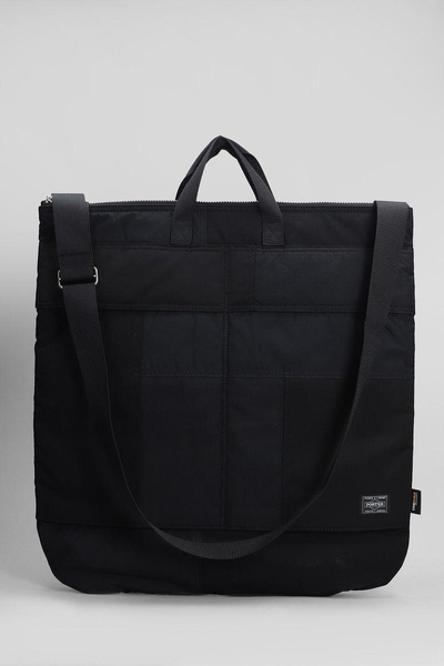 Tote In Black Cotton