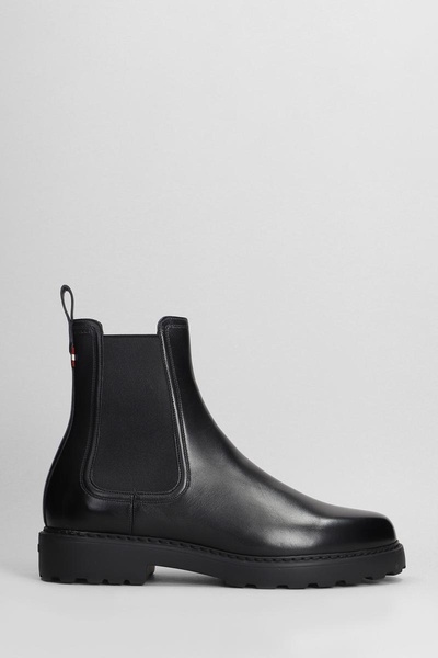 Gevon Ankle Boots In Black Leather