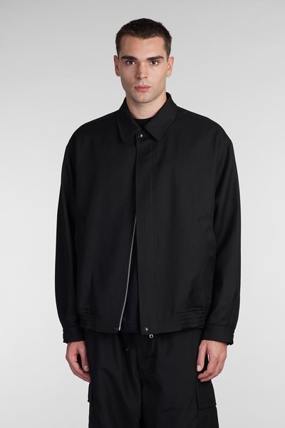 Casual Jacket In Black Wool