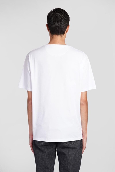 T-shirt In White Cotton