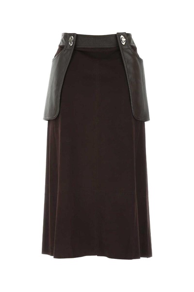 Low Classic Skirts in Brown